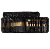 30 pcs Bamboo Complete Brush Set-Powder Blusher Eyeshadow Concealer