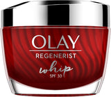 New Olay Regenerist Whip Light as Air Anti-Ageing Moisturizer for Firmer Skin with SPF30, Hyaluronic Acid, 50 ml-BARGAIN