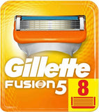 New Gillette Fusion 5  Razor Blades 8 Pack XL-BARGAIN